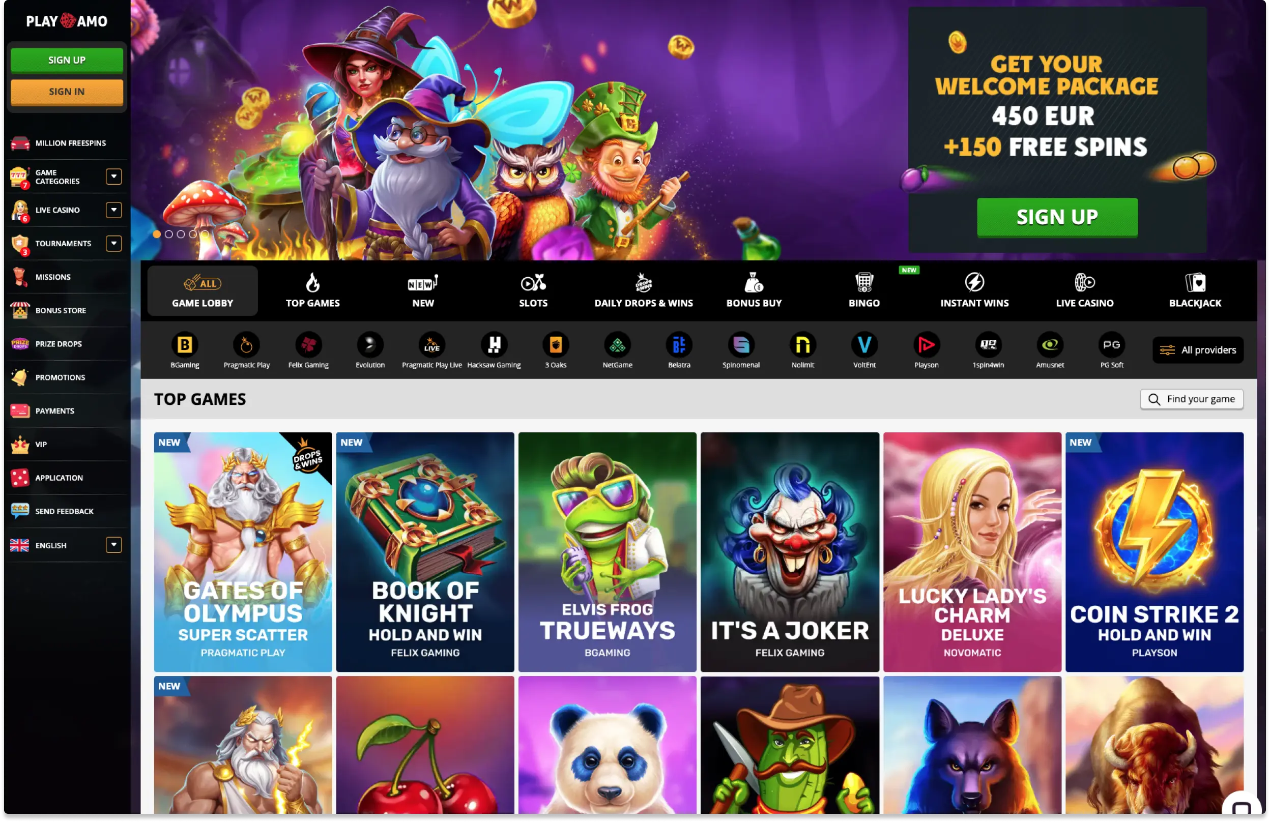 PlayAmo Onlinekasino